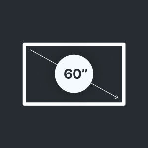 Living room TV installation